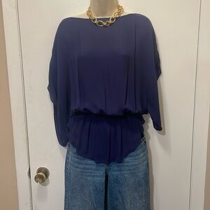 Like new, Parker Purple cinched blouse
